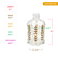 12 ML SIRMALI ŞİŞE